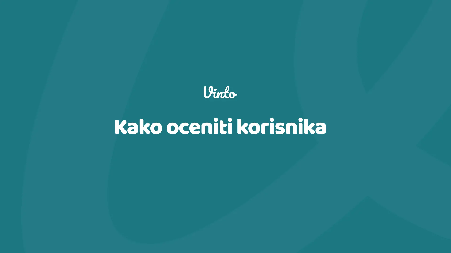 Kako oceniti korisnika