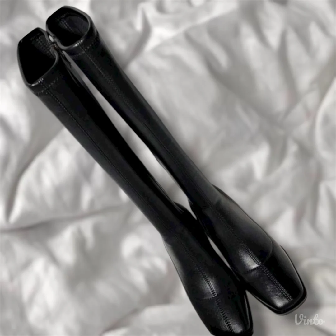 Kožne čizme na štiklu