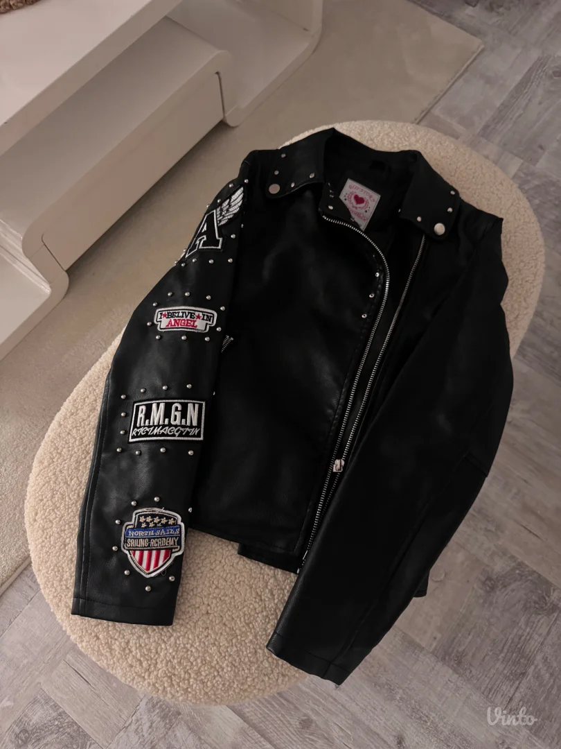 KOŽNA JAKNA / SA NITNAMA