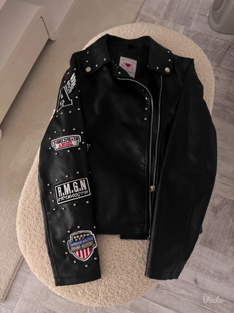 KOŽNA JAKNA / SA NITNAMA