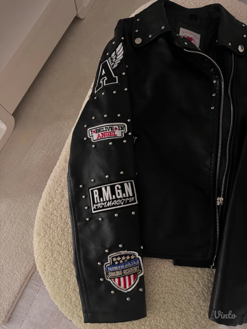 KOŽNA JAKNA / SA NITNAMA