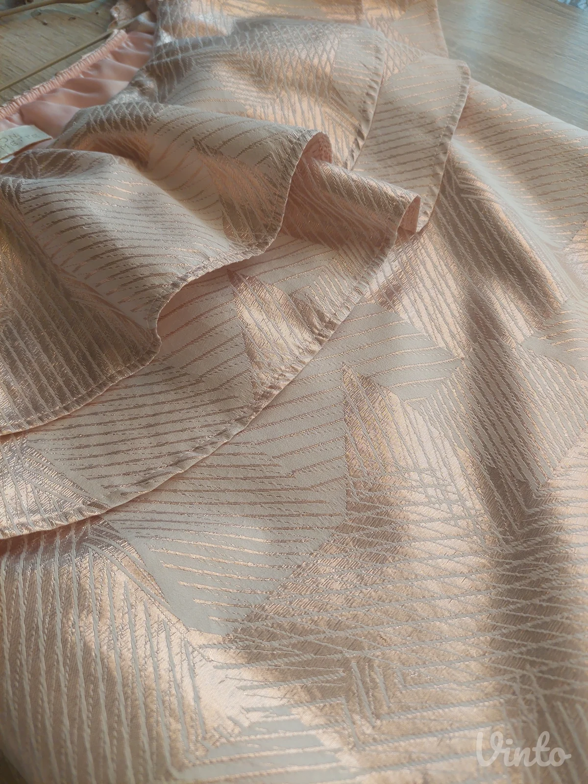 MAISON GUILLEMETTE luksuzan svetlucavi top / bluza - S