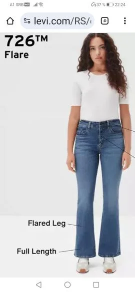 Koton farmerke flare fit