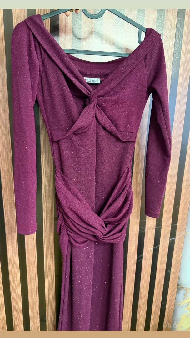 Sljokicasta Midi Haljina