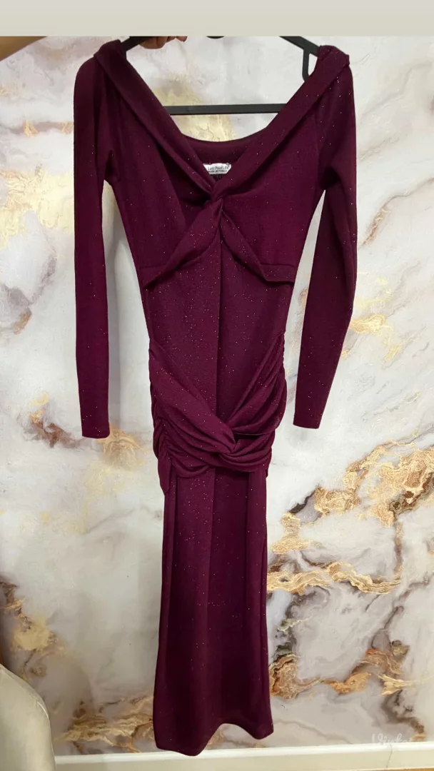 Sljokicasta Midi Haljina