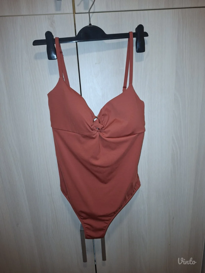 Women’secret jednodelni kupaći kostim XXL – narandžast sa zlatnim detaljem, nov (sa etiketom)