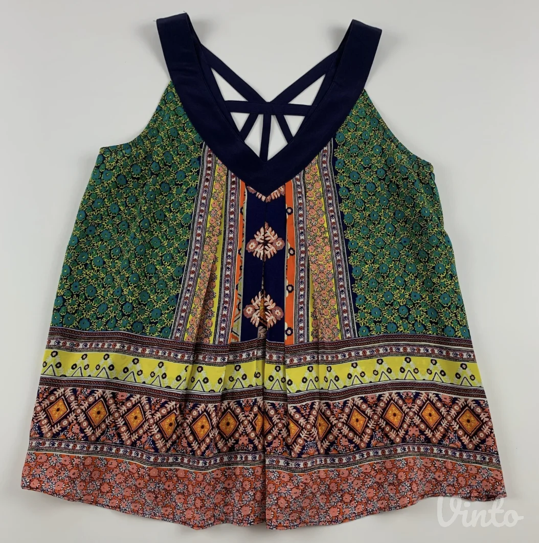 Anthropologie Maeve svilena bluza bez rukava