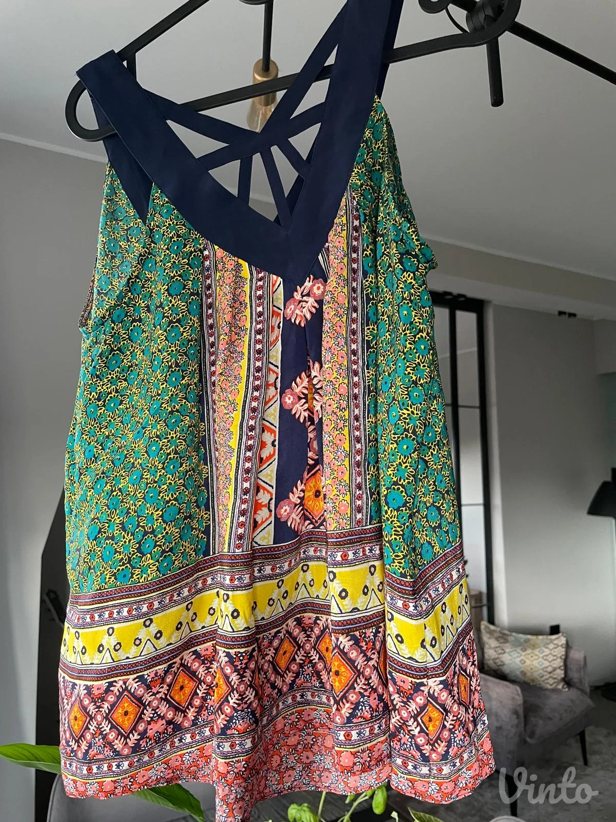Anthropologie Maeve svilena bluza bez rukava