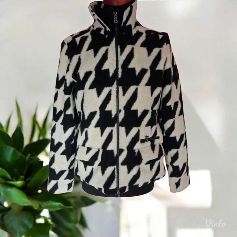 BOGNER jakna – Veličina 40 – Crna/Krem – Elegantna i sportska