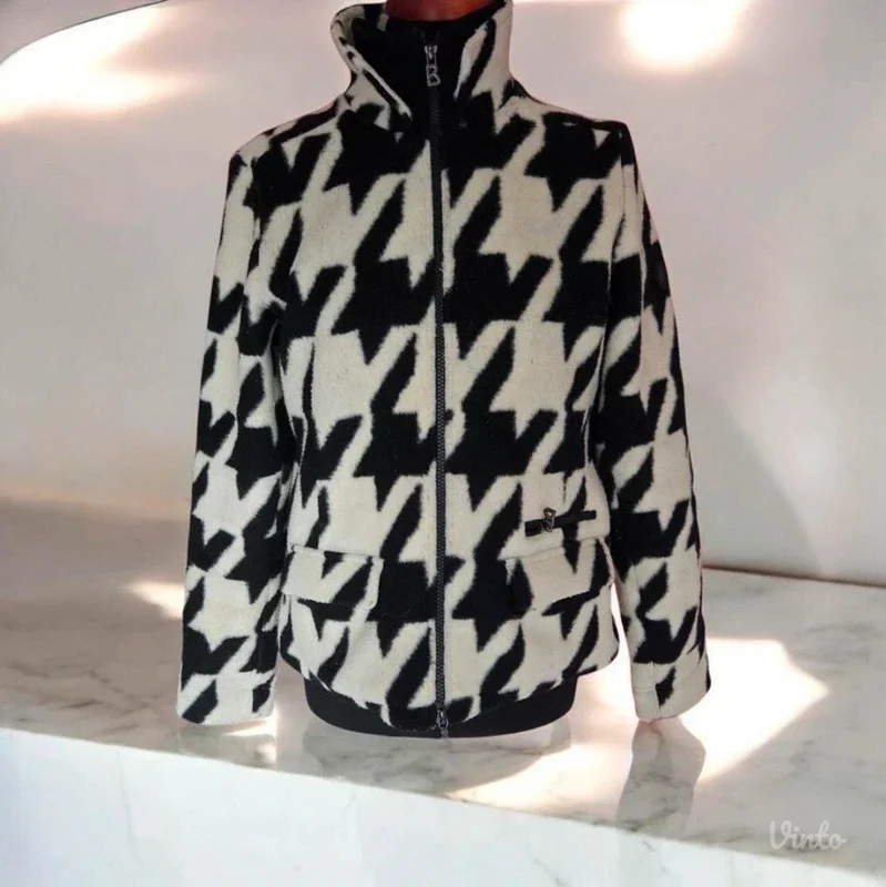 BOGNER jakna – Veličina 40 – Crna/Krem – Elegantna i sportska