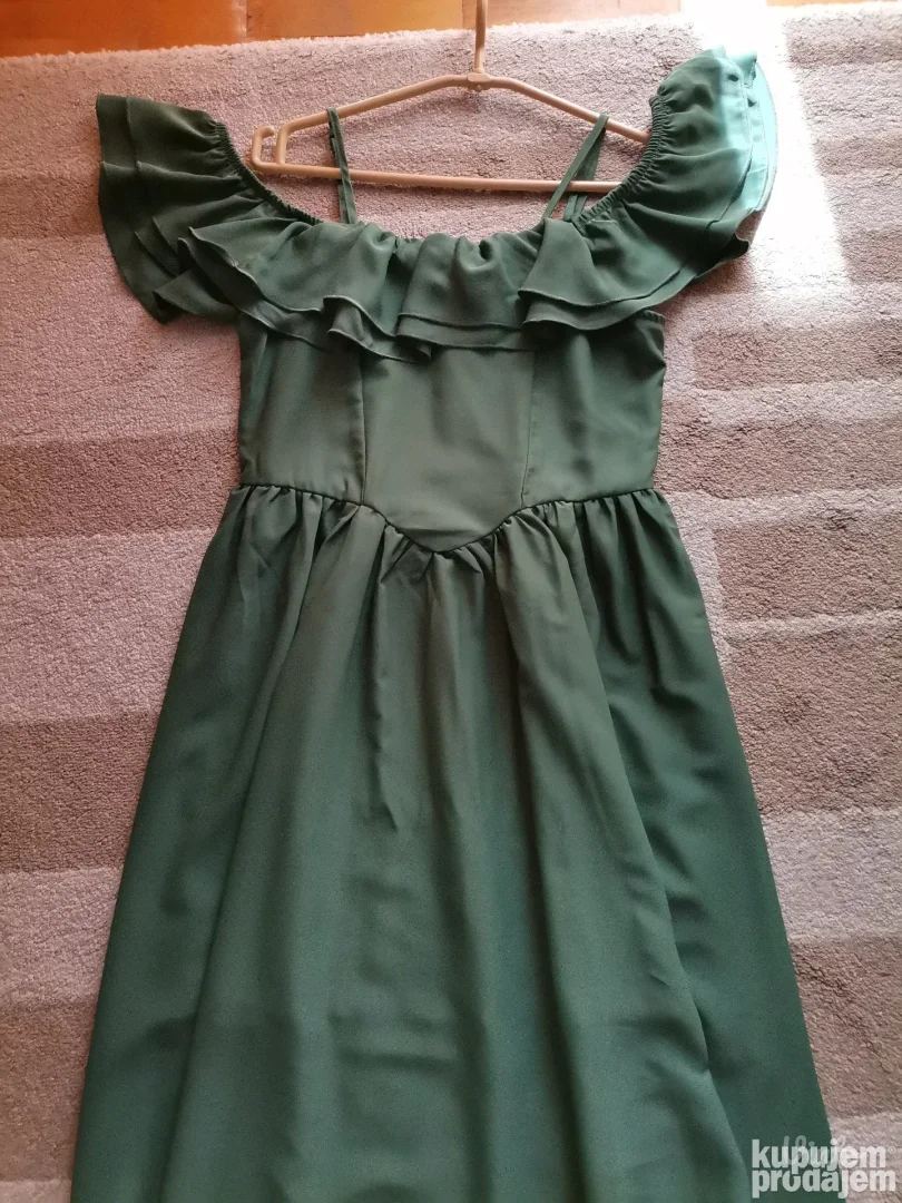 Elegantna zelena haljina NOVO