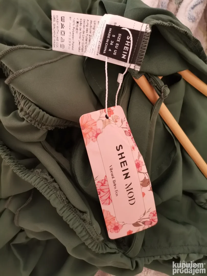 Elegantna zelena haljina NOVO