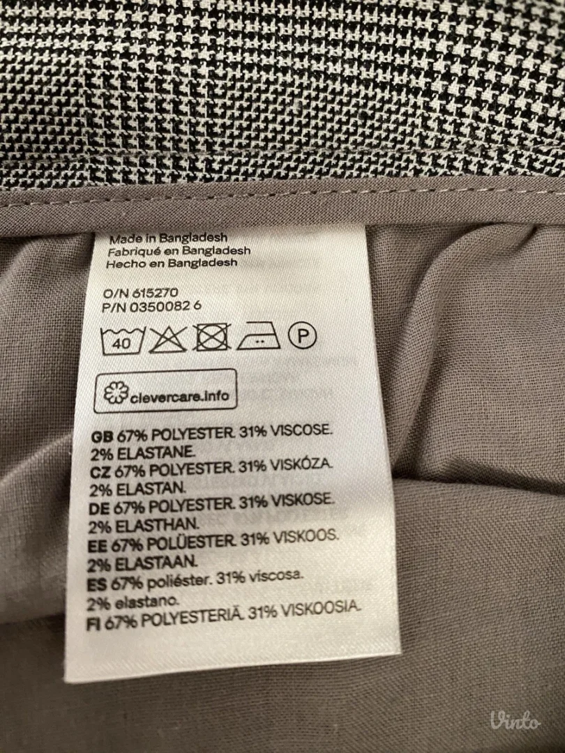 H&M karirane pantalone