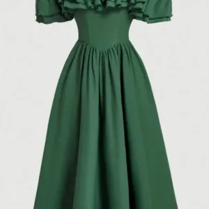 Elegantna zelena haljina NOVO