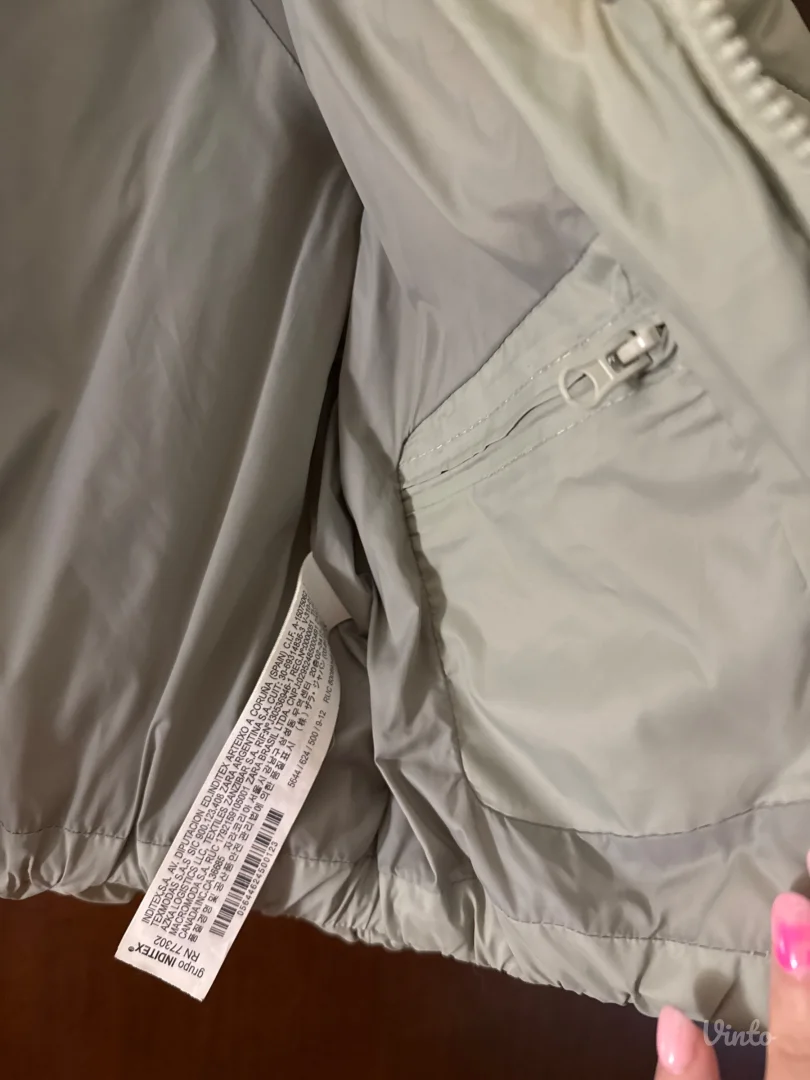 Zelena jakna za bebe