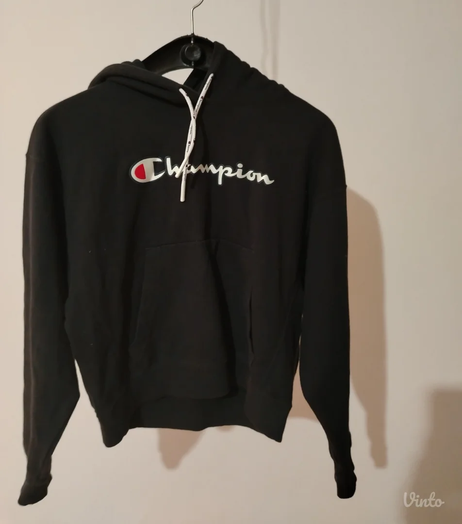 ⚡ CHAMPION Crni Duks/Hoodie