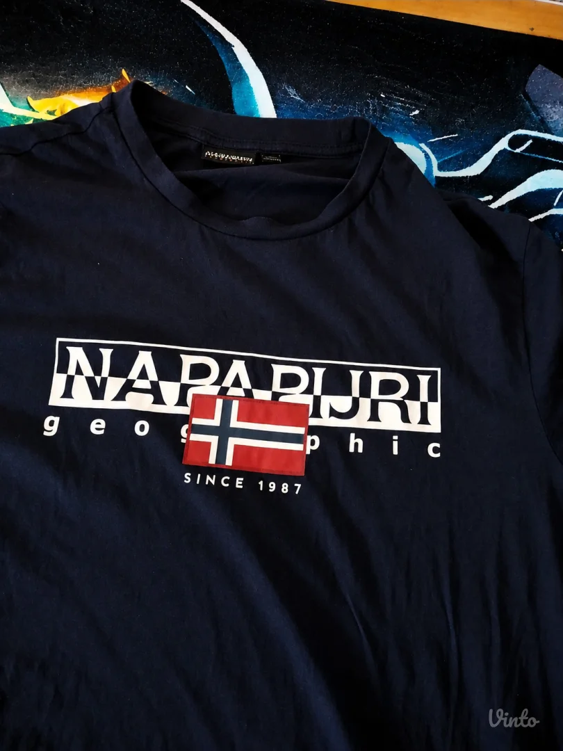 Napapijri Majica Original Navy Blue