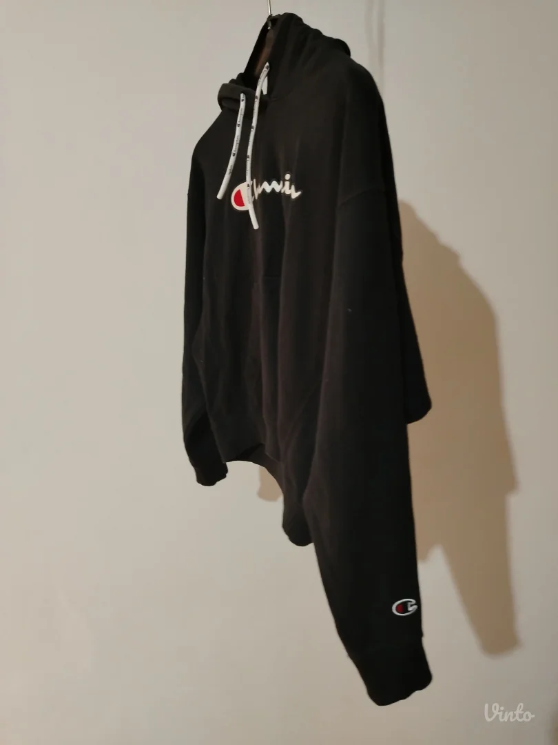 ⚡ CHAMPION Crni Duks/Hoodie