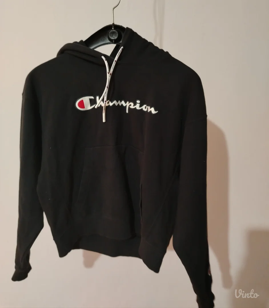 ⚡ CHAMPION Crni Duks/Hoodie