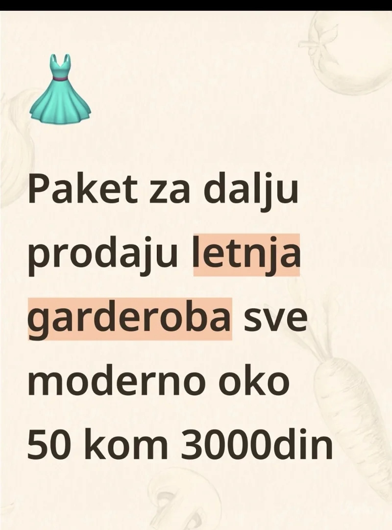 Paket za dalju prodaju