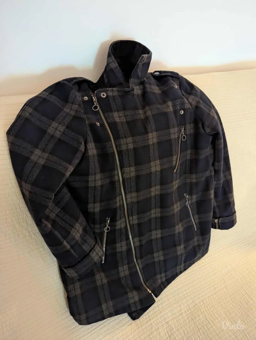 Karirana zenska jakna 42cm ramena M Novo