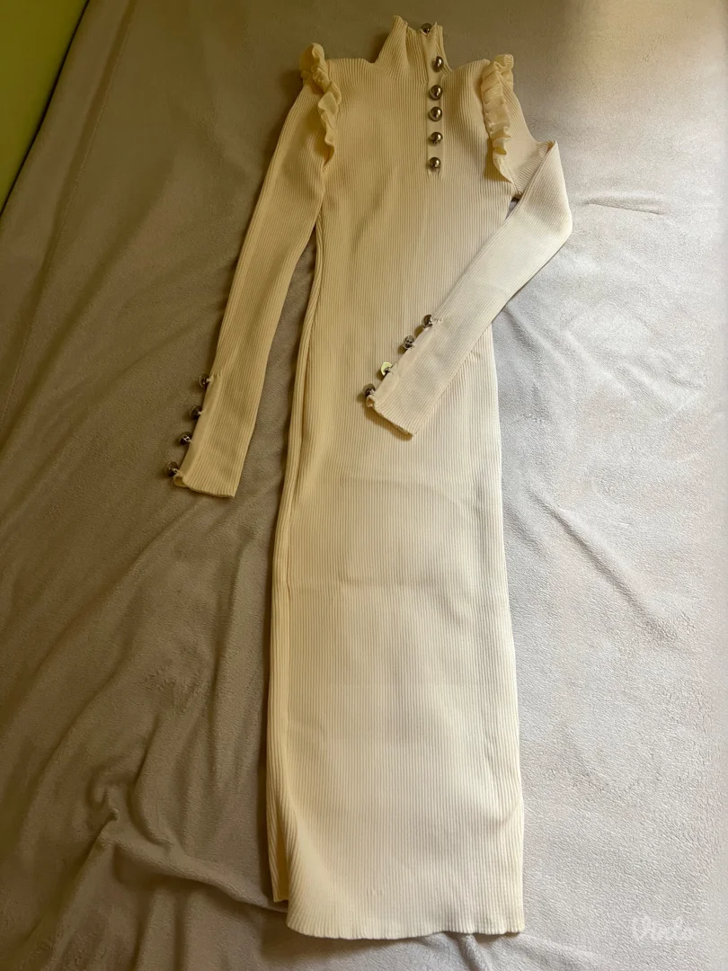 Zimska deblja haljina od trikotaže