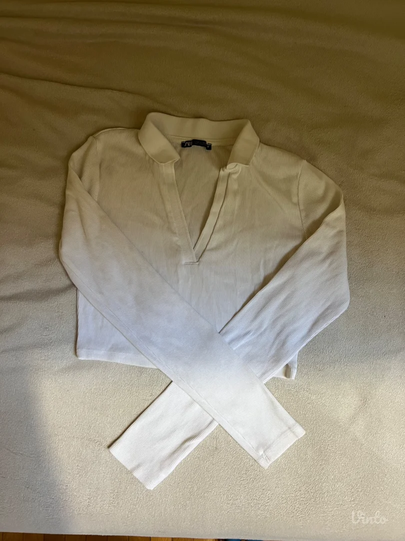 Zara top na duge rukave