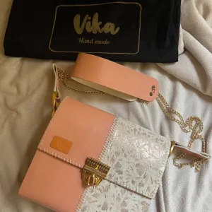 Hand made roze torba