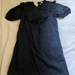 H&M crna letnja haljina na kratke rukave