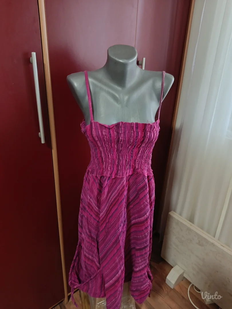 Tamno roze haljina- Emporium-M-L