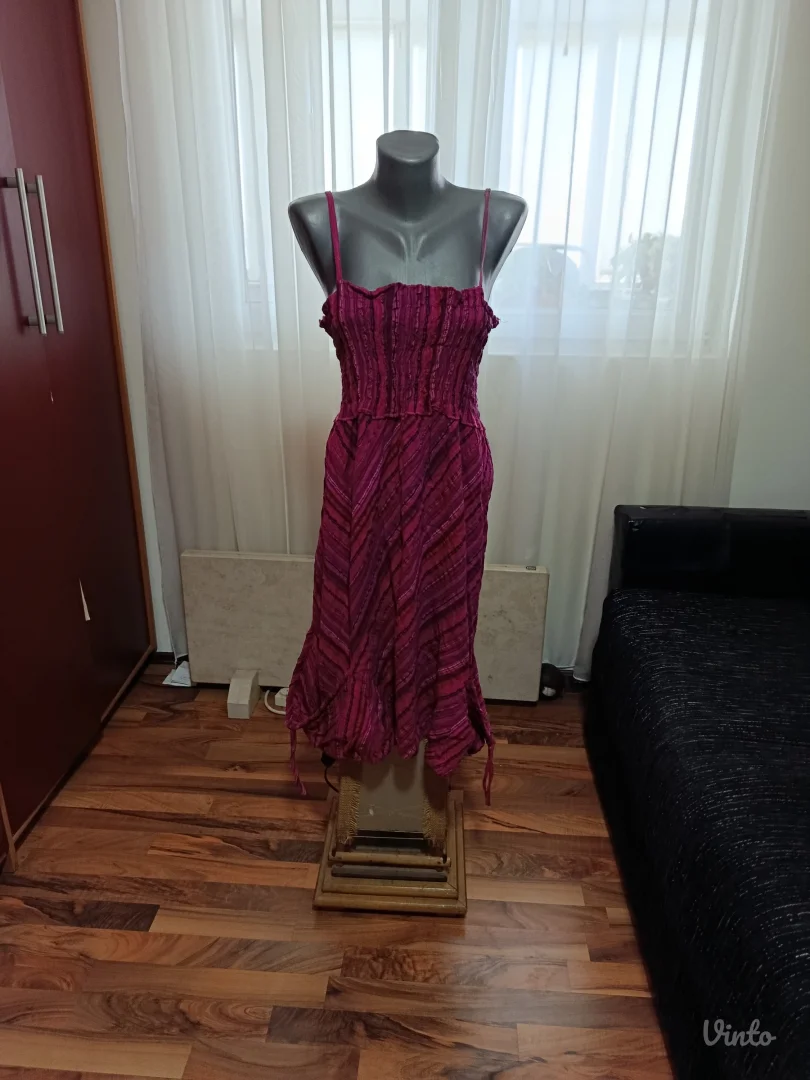 Tamno roze haljina- Emporium-M-L