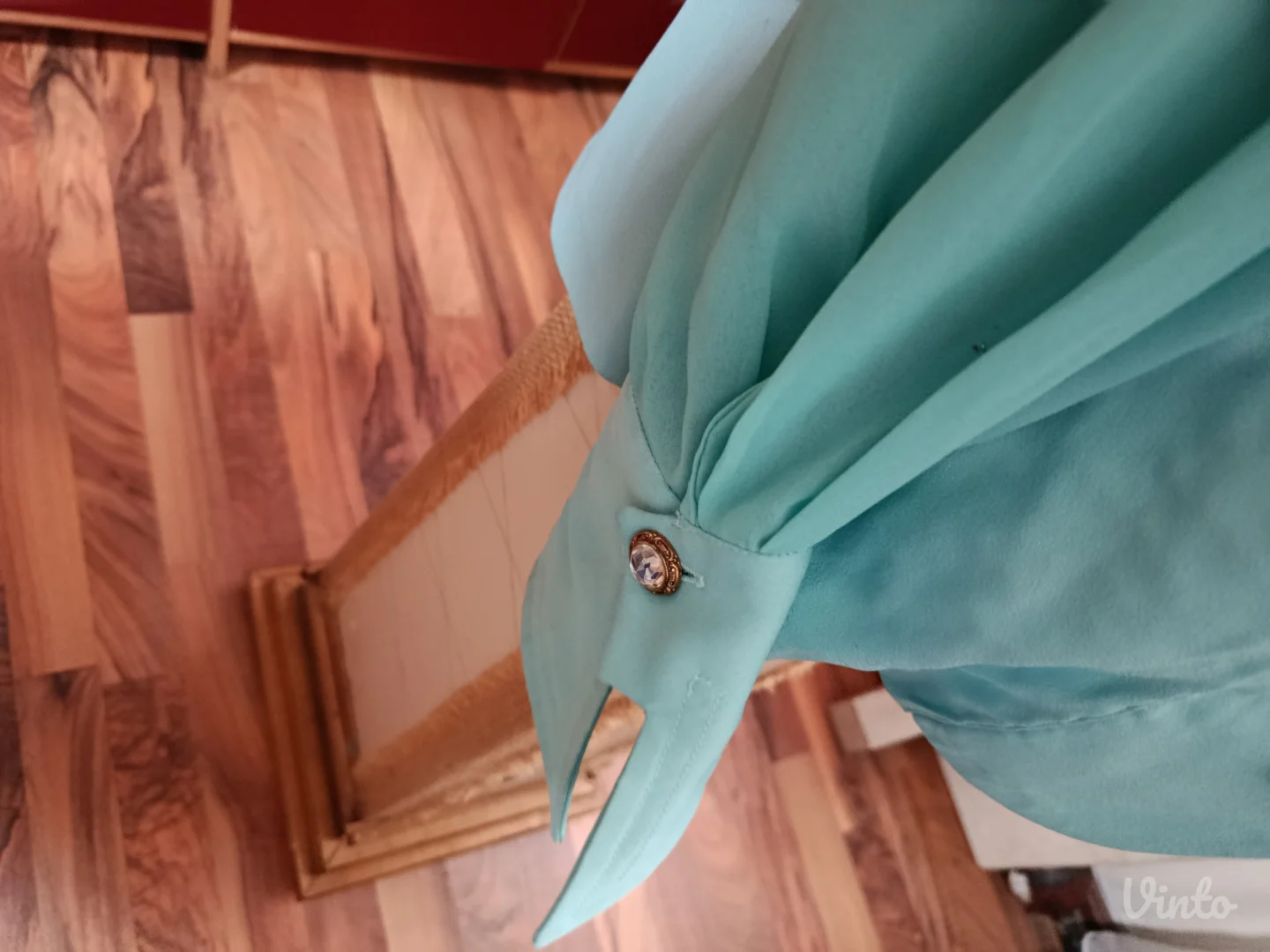 Svečani tirkizno-zeleni sako, L vel