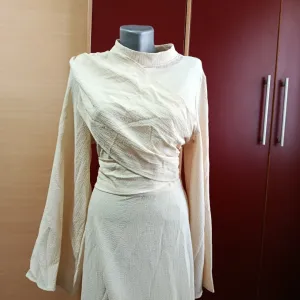 Haljina krem duga Xl