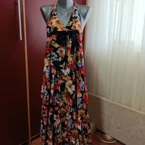 Letnja cvetna haljina M-L velicina