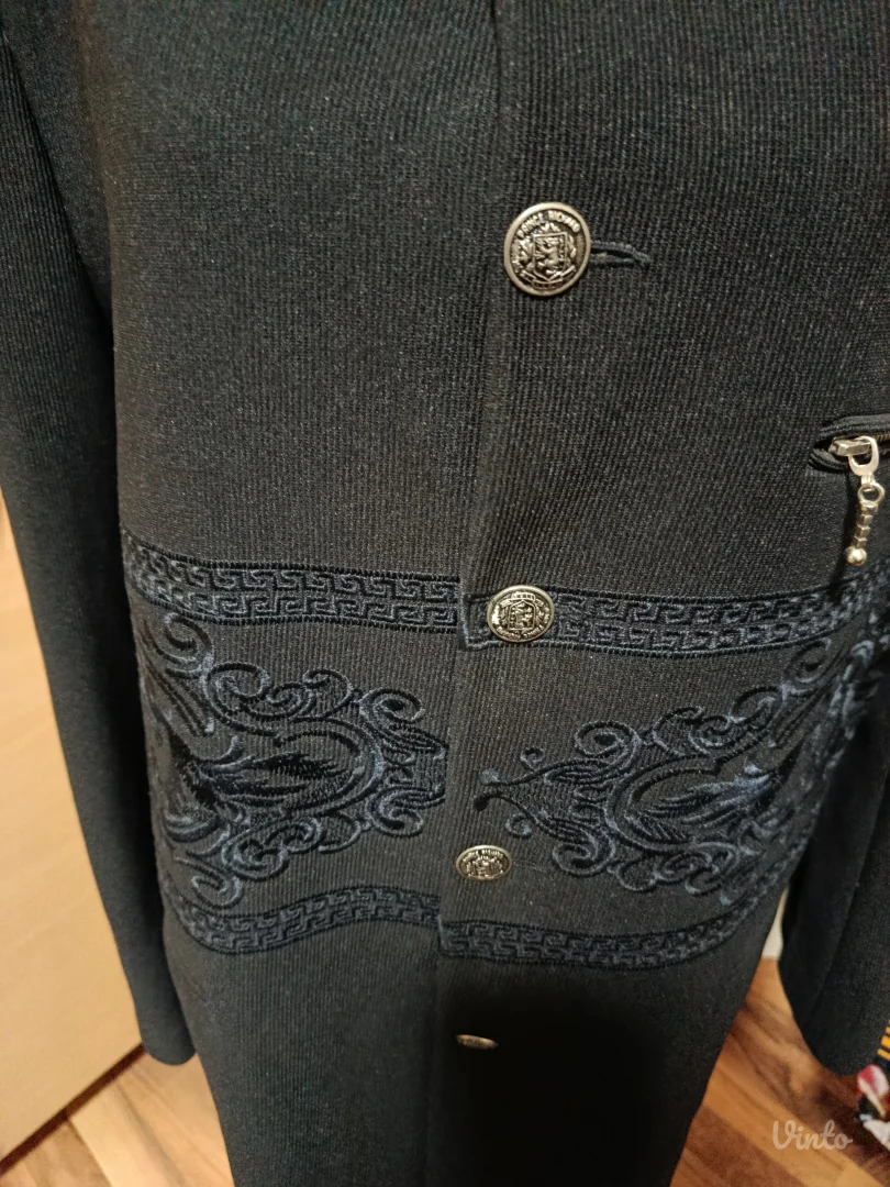 Crni elegantan sako, L vel