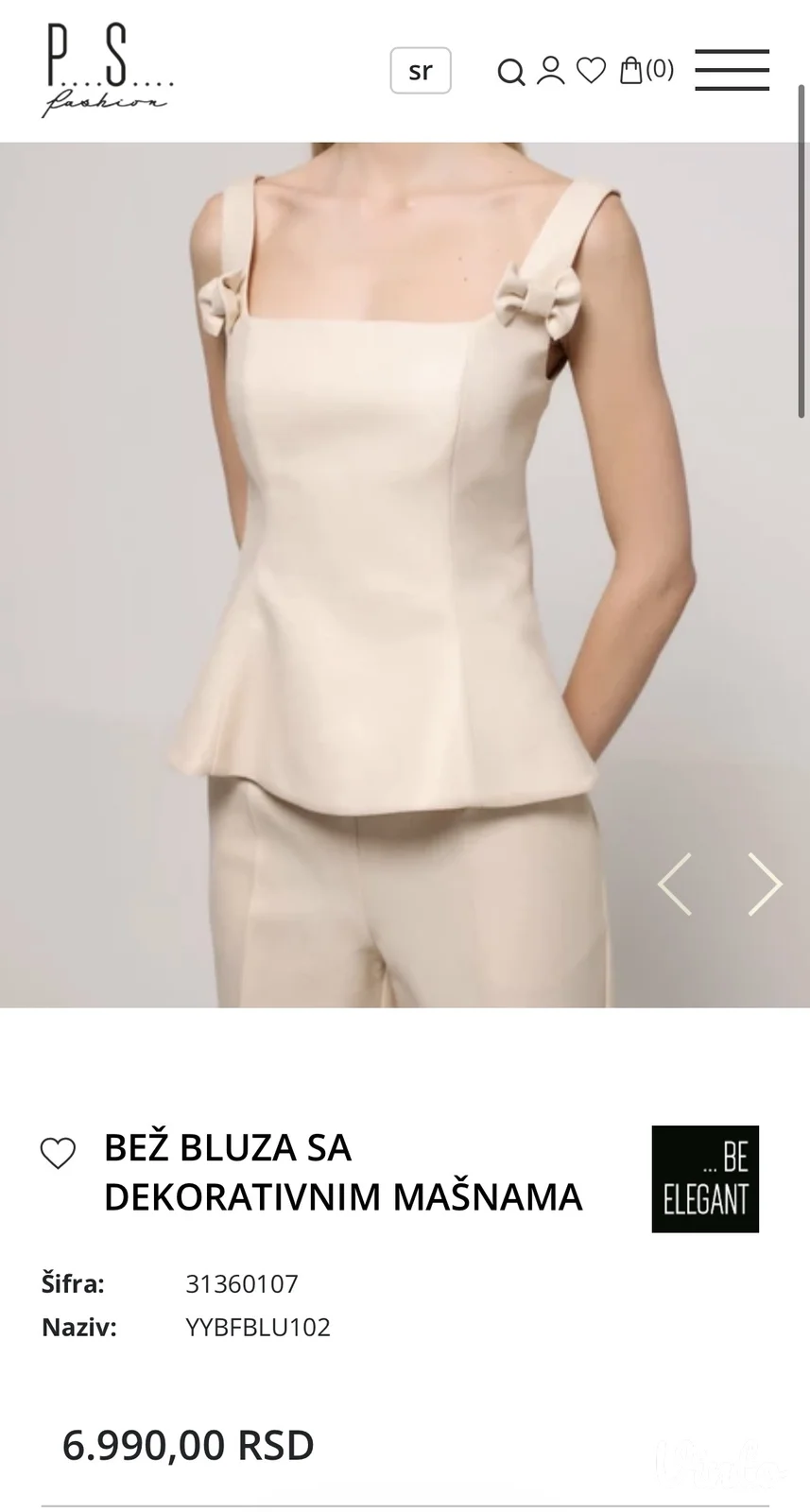 PS fashion komplet