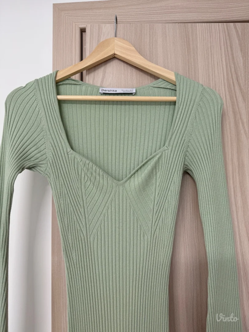 Bershka nova pletena haljina