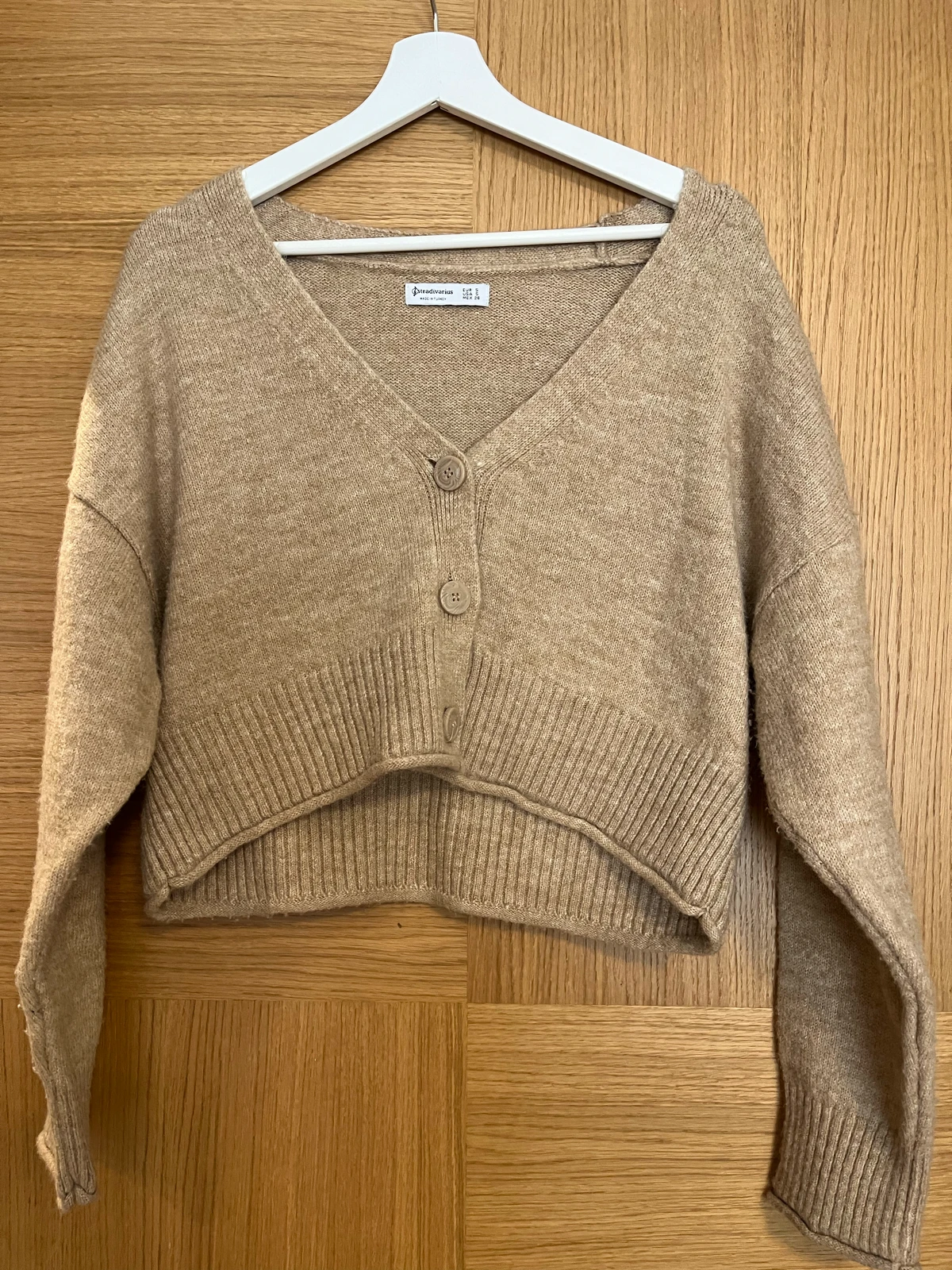 Stradivarius camel kardigan