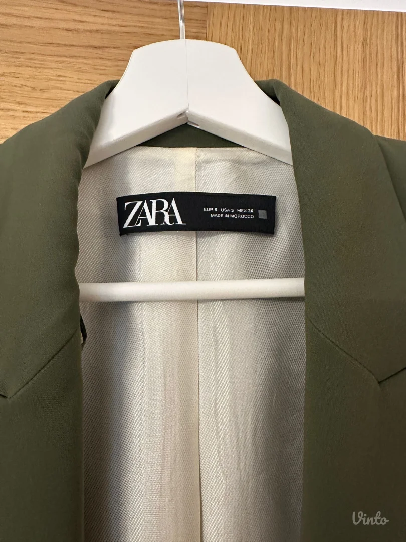 Zara maslinasti sako / blazer – S – elegantan, moderan