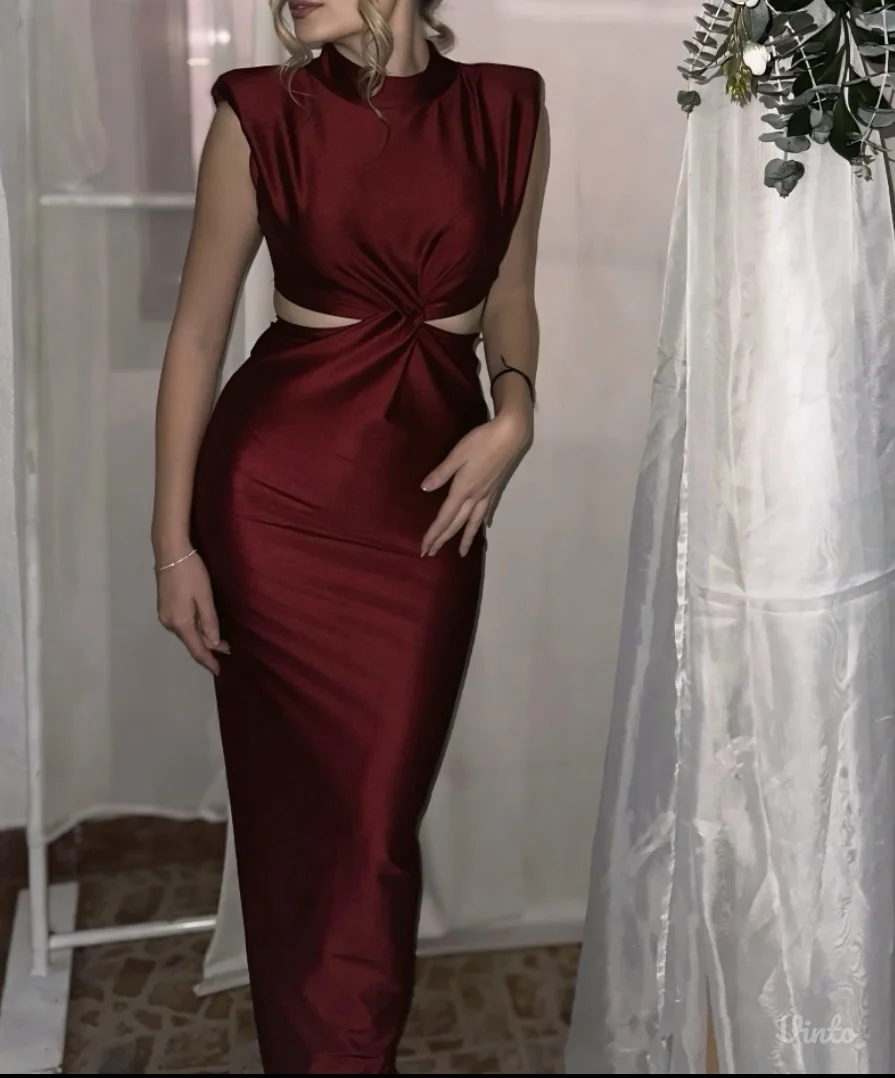 Bordno dugacka haljina