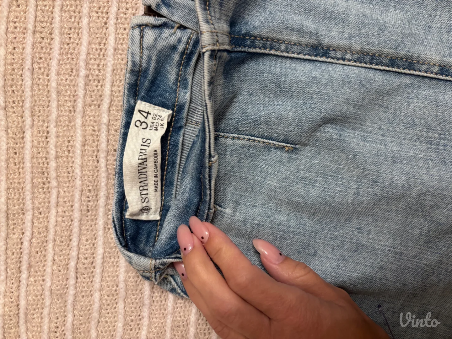 Stradivarius texas suknja