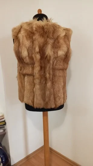 Prsluk pravo krzno lisice M-XL