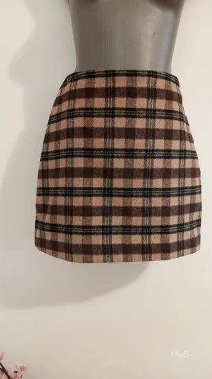 Calliope karirana suknja mini vel S