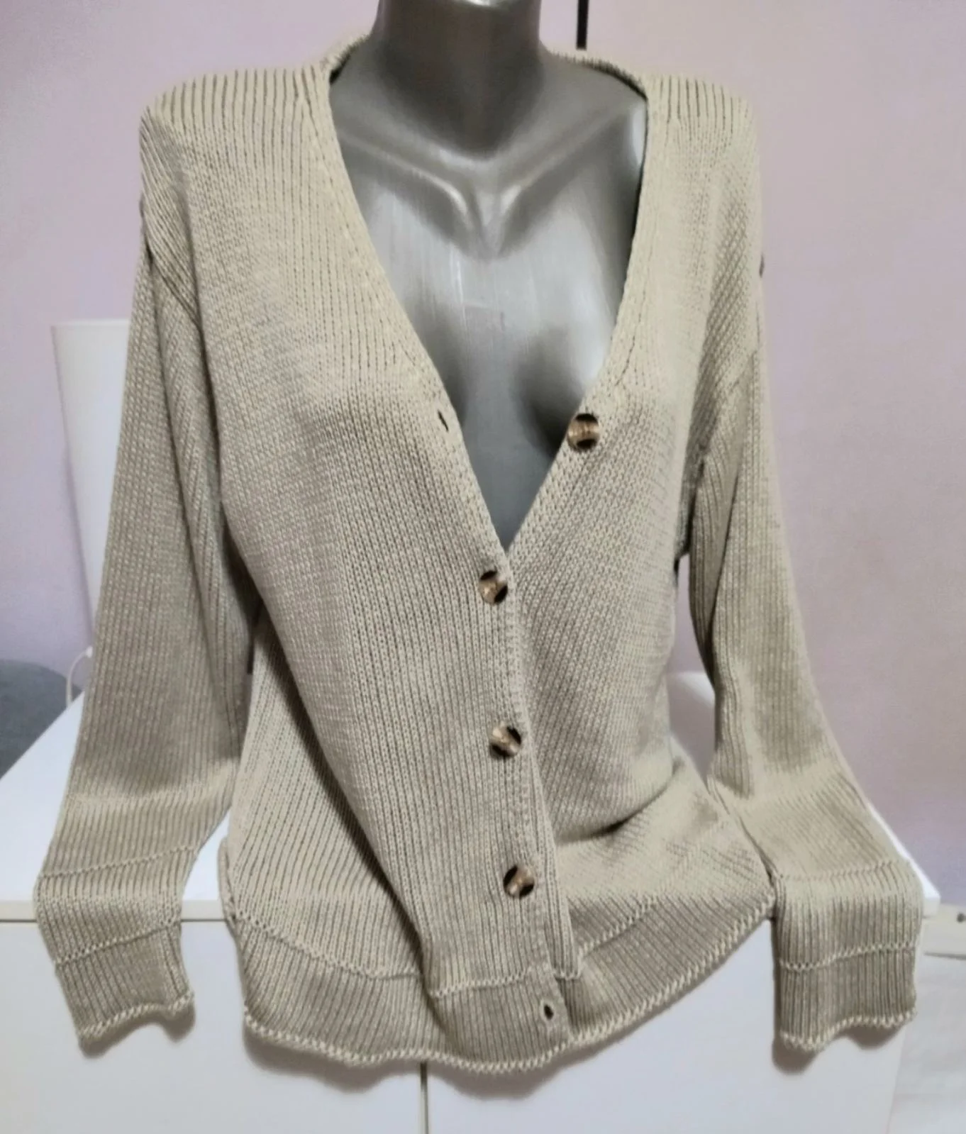 H&M bez dzemper kardigan L do XL