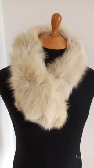 krzno od polarne lisice za jakne kapute