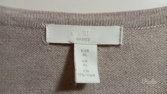 H&M dzemper XL bez boja