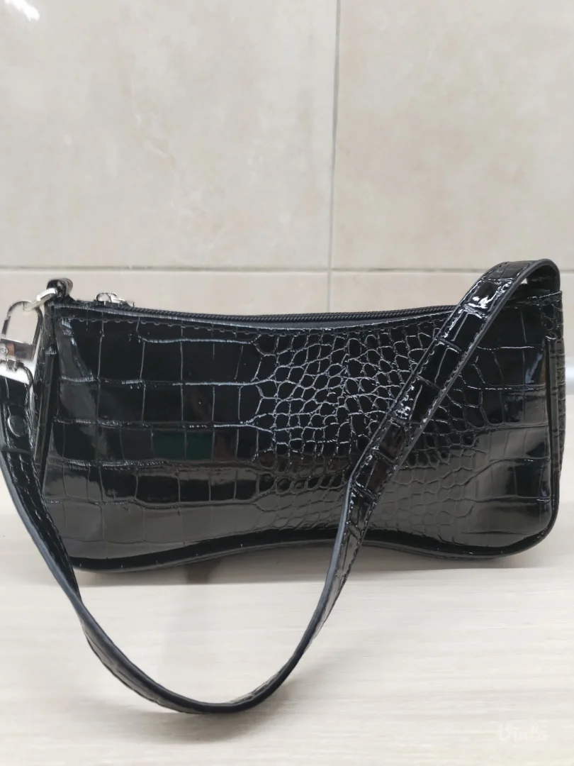Minimalist croco pattern torba, NOVO
