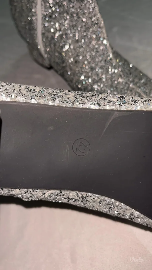 Srebrne gležnjače, 40-40,5 NOVO