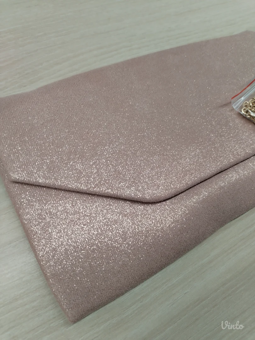 Sparkling chain flap torba, NOVO