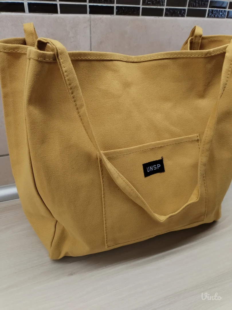 Fashion canvas large torba,NOVO